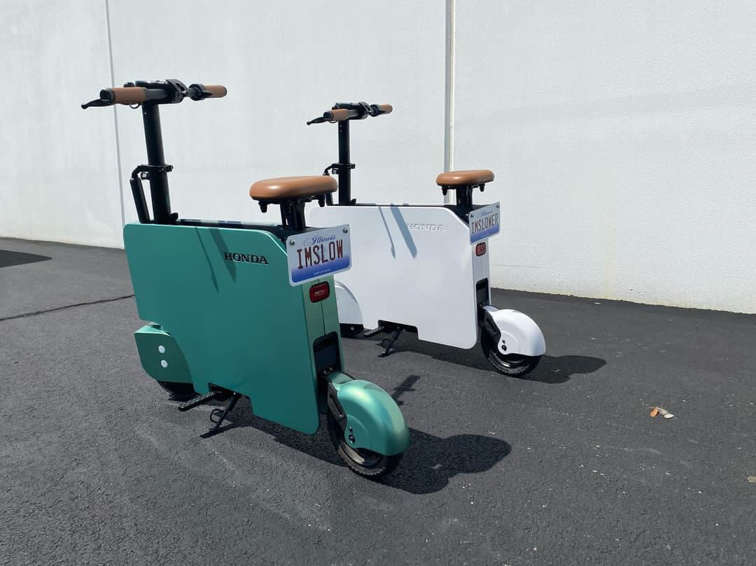 Honda Motocompacto license plate mount