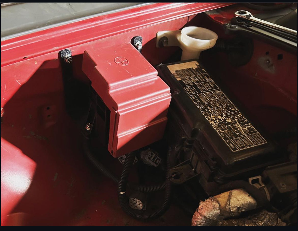 (S2k) Evo x battery post mount.